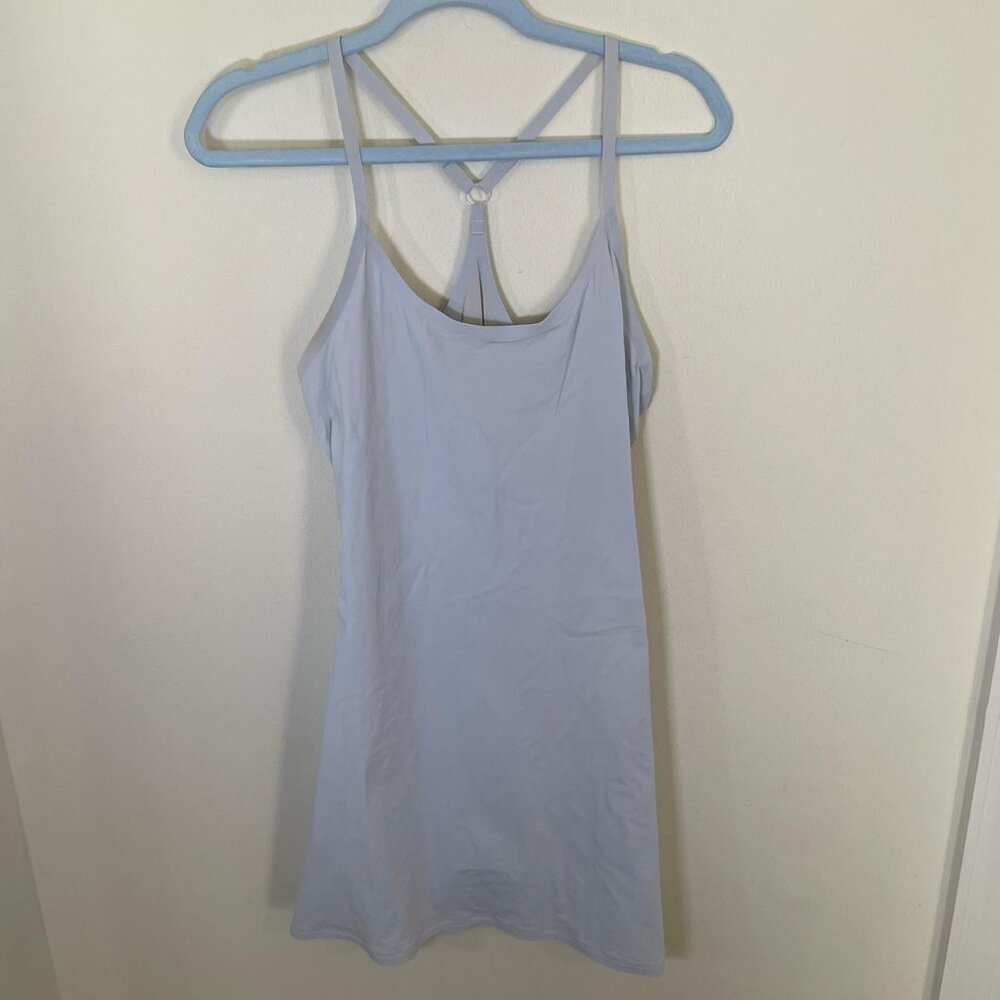 Outdoor Voices Light Pale Blue Workout Exercise Dress